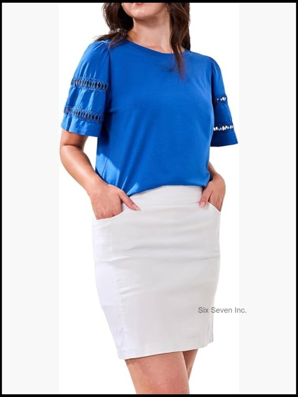 Performance Stretch Pull-On Skort with Tummy Control, Above Knee